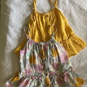 Cat & Jack strap tank girl 6X